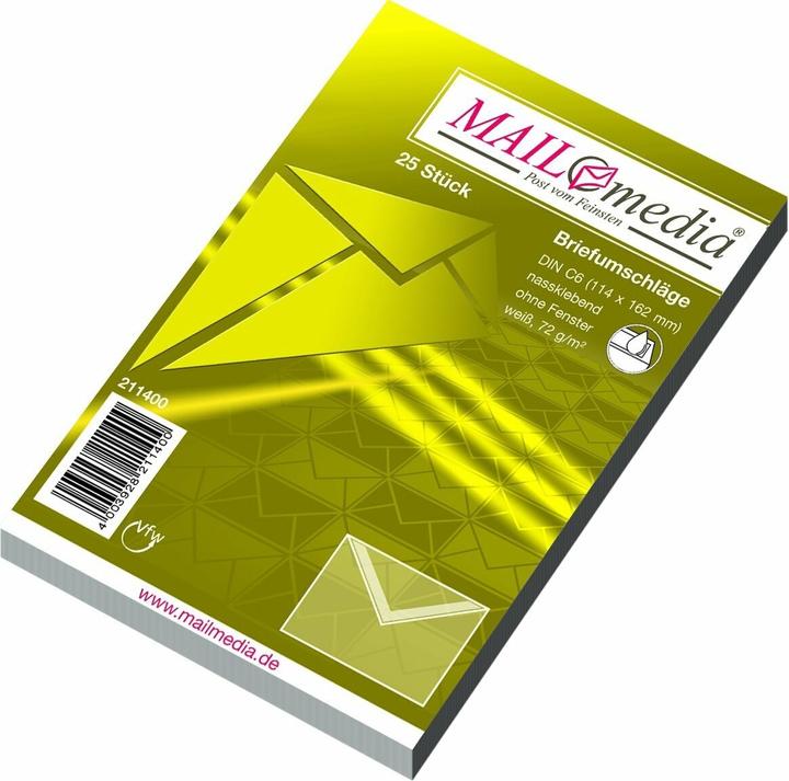 Produktbild Elepa Couvert ohne Fenster (162 x 114 mm, 25 x)