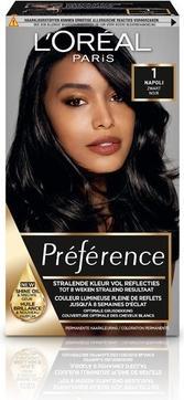 Image du produit L'Oréal Paris Loreal Paris Preference 1 Napoli Black Hair Color