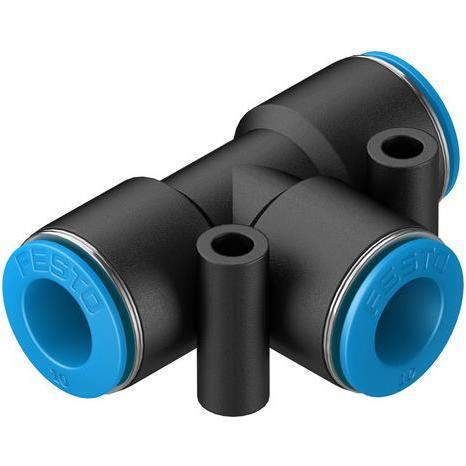 Festo, Tecnologia di connessione dei tubi, Push in T Connector, 10mm (Connessione a T)