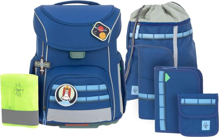 Produktbild Lässig Schulranzen-Set 6-tlg. Slim Unique dark blue (21 l)