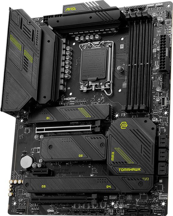 Actual product image MSI Mag Z790 Tomahawk Max Wifi (LGA 1700, Intel Z790, ATX)