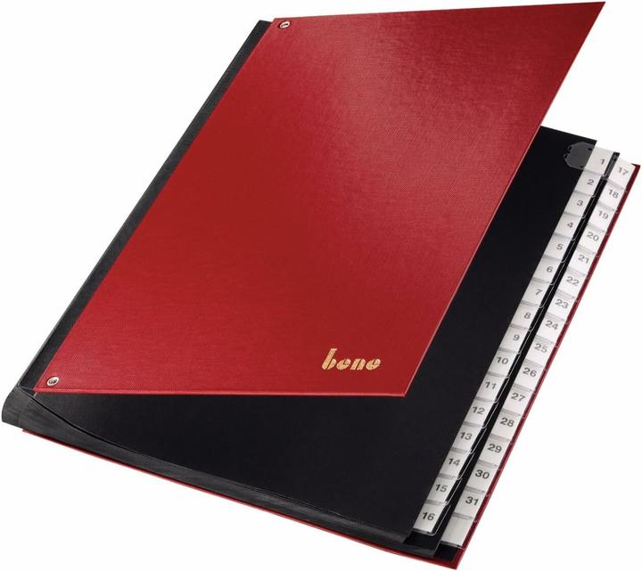 Actual product image Bene Desk folder 1-31 red (A4, 1x)