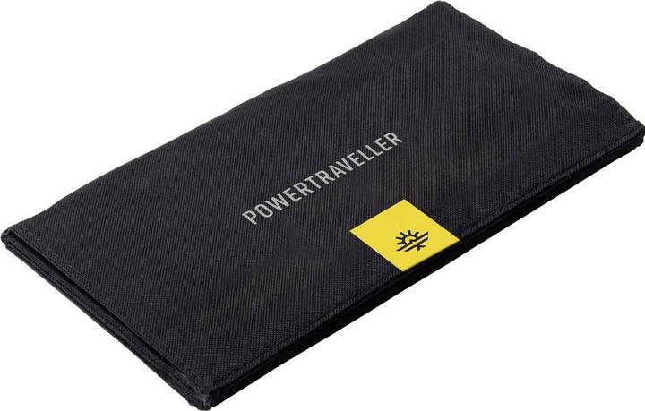 Actual product image Powertraveller Falcon 21 solar charger with 1x USB-A and 1x DC output (21 W, 0.47 kg)