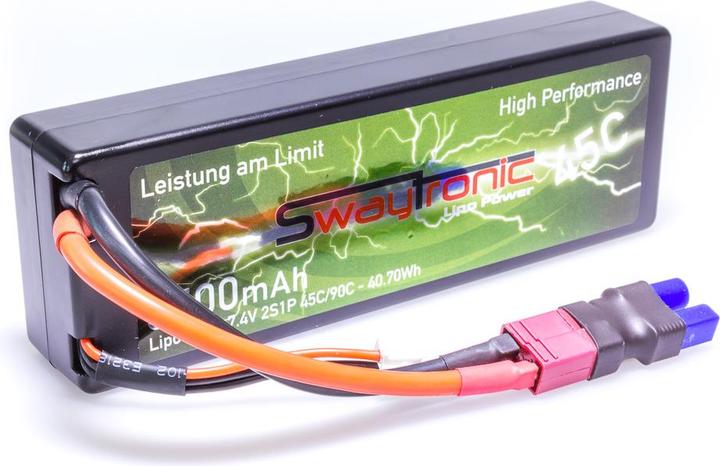 Image du produit Swaytronic HC 2S 7.4V 5500mAh 45C/90C EC3 (7.40 V, 5500 mAh)