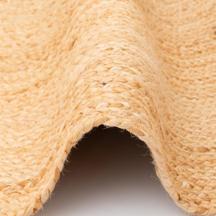Actual product image Pergamon Naturfaser Teppich Jute Salsa Natur Rund (120 x 120 cm)