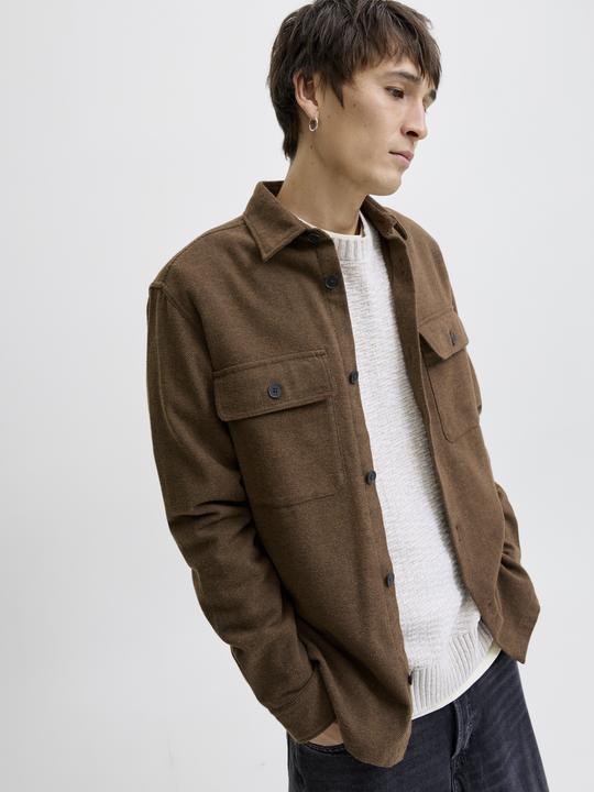 Image du produit Jack & Jones Jprrayle Melange Solid L/S Overshirt Sn (S)