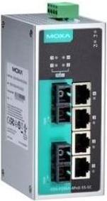 Produktbild Moxa EDS-P206A-4POE-MM-SC - Unverwalteter Ethernet-Switch mit 4 PoE-Ports, 2 100BaseFX-Multimode-Ports
