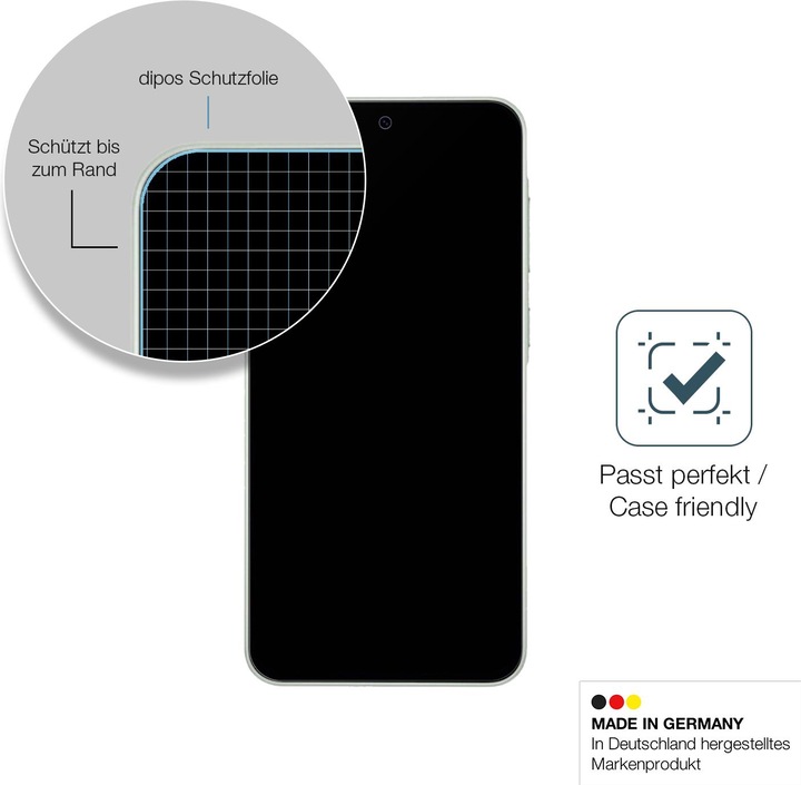 Actual product image Dipos Anti-Shock Screen Protector Matte (1 Piece, Samsung Galaxy A36)