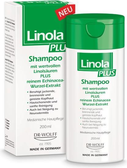 Produktbild Dr. Wolff Linola PLUS Shampoo, 200 ml Shampoo (200 ml, Flüssiges Shampoo)