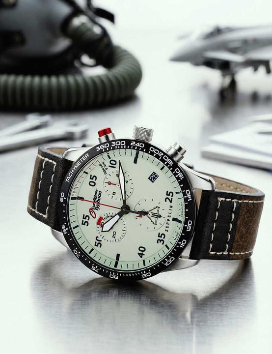 Image du produit Zeppelin Montre Eurofighter 7298-5, quartz (Chronographe, 43 mm)