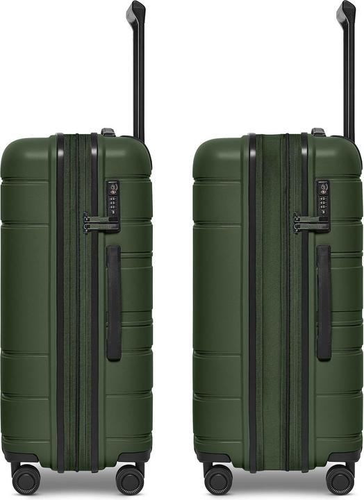 Actual product image Redolz Essentials 11 4 Rollen Kofferset 3-teilig mit Dehnfalte (240 l)