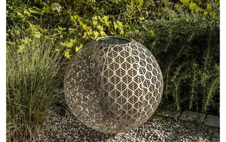 Produktbild STT Windlicht Solar Antic Ball Grafic Ø 40 cm, Hellbeige