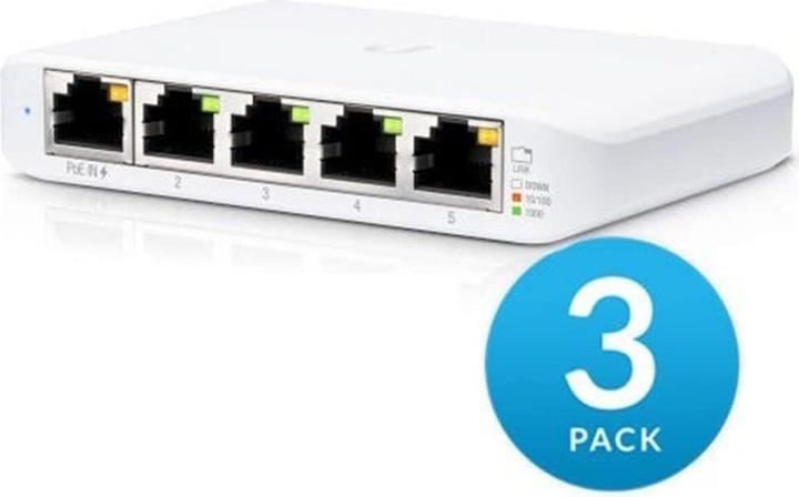 Actual product image Ubiquiti Flex Mini 3-pack (5 ports)