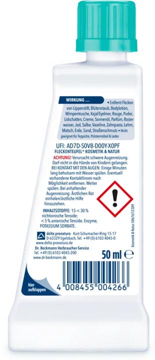 Actual product image Dr. Beckmann Dr.Beckmann Stain Remover Nature & Cosmetics (50ml) (Liquid detergent)