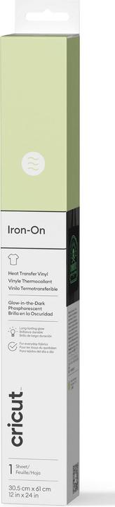 Actual product image Cricut Aufbügelfolie Glow in the Dark 30.5 x 61 cm, Grün