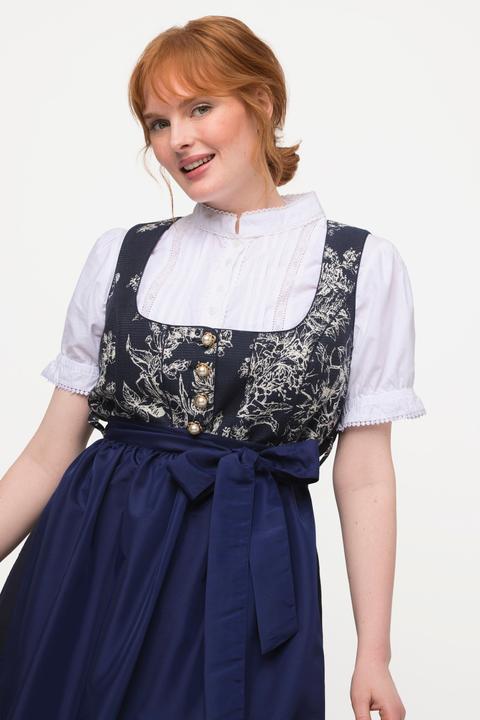 Actual product image Ulla Popken Floral Jacquard Dirndl (50)