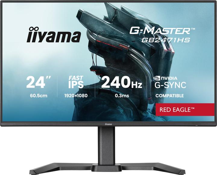 Image du produit iiyama 60.5cm (24") GB2471HS-B1 16:9 2xHDMI+DP IPS black (1920 x 1080 pixels, 23.80")