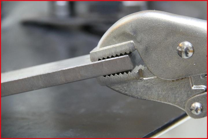 Actual product image KS Tools Grip pliers with easy release, straight jaws (250 mm)