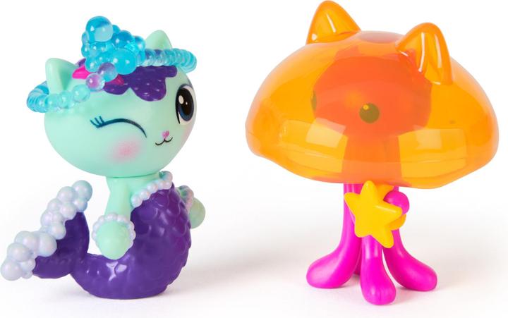 Gabby's Dollhouse Gabby’s Dollhouse: Der Film – Merkätzchen & Kitty Jellyfish, Spielfiguren mit 2 Zubehörteilen