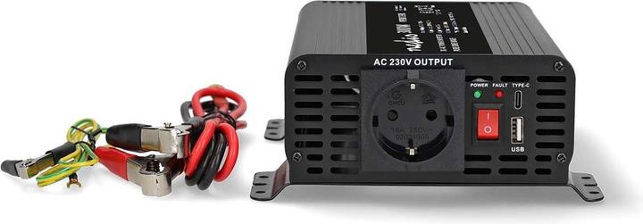 Productafbeelding Nedis Stroomomvormer zuivere sinusgolven - Ingangsspanning: 12 V DC - Aansluiting uitgang apparaat: Type