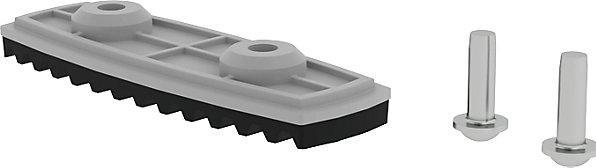 Munk Piastra di appoggio nivello standard per tiranti di altezza 85/98 mm (Ponteggio, 9.50 cm)