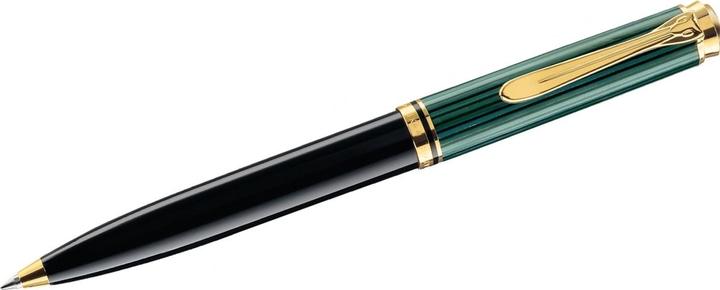 Image du produit Pelikan Stylo à bille K600 Noir-Vert Etui (Noir, Or, Vert, 1x)