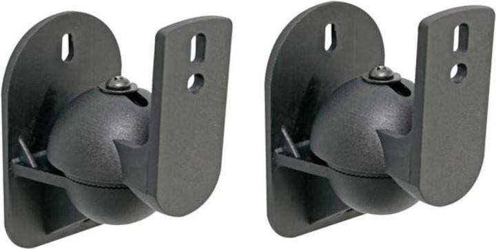 Velleman Loudspeaker Wall Bracket (1 Pair) (1 pair, Wall installation, Rotatable)