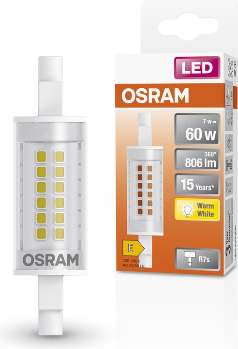 Image du produit Osram Ligne fine (R7, 7 W, 806 lm, 1 x, E)