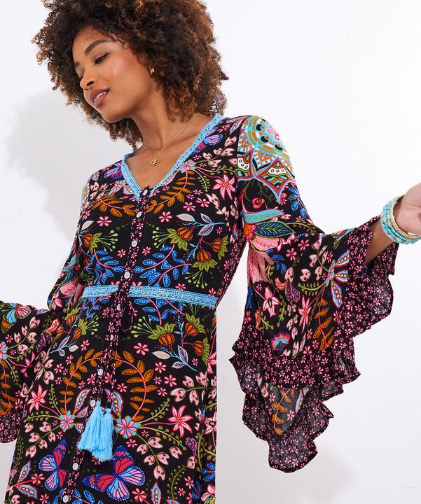 Produktbild Joe Browns PETITE Butterfly Border Print Maxi (38)