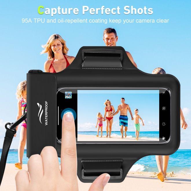 Image du produit Mu Sport 2in1 Wasserdichte Umhängetasche & Sport Armband für Smartphone bis 7"