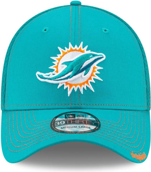 Produktbild New Era 39Thirty Stretch Mesh Cap - Miami Dolphins - L/XL