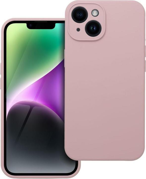 Productafbeelding OEM Back panel cover Case SILICONE 2mm for IPHONE 14 sand pink (Apple iPhone 14)