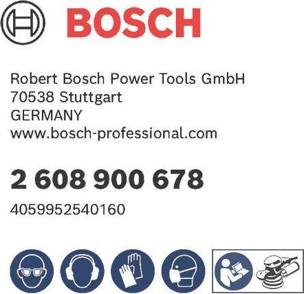 Actual product image Bosch Professional Zubehör Expert M480 sanding net for random orbital sander, 125 mm, G 320, 5 pieces (P320)