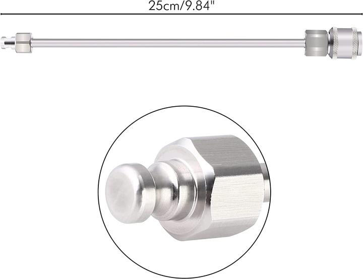 Actual product image Auxfun Premium Sex Machine Attachment D-25cm Extender Tube