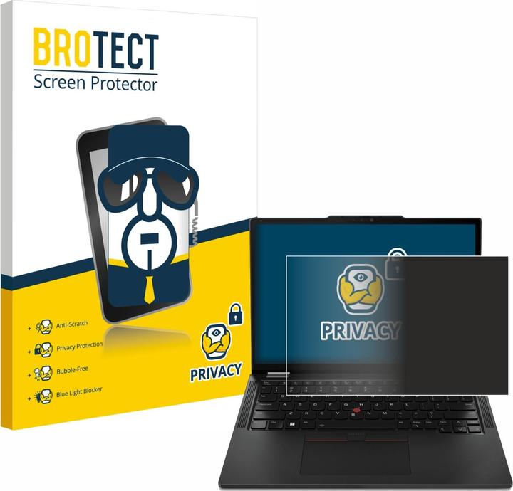 Productafbeelding BROTECT Anti-spionnetje privacyfolie Beschermfolie tegen blauw licht (7.28")