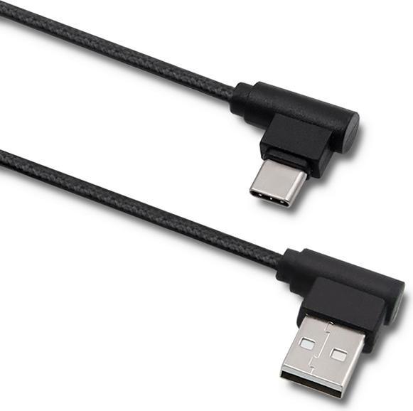 Qoltec 50495, 1 m, USB C, USB A, USB 3.2 Gen 1 (3.1 Gen 1), Black (1 m, USB 3.2 Gen 1)