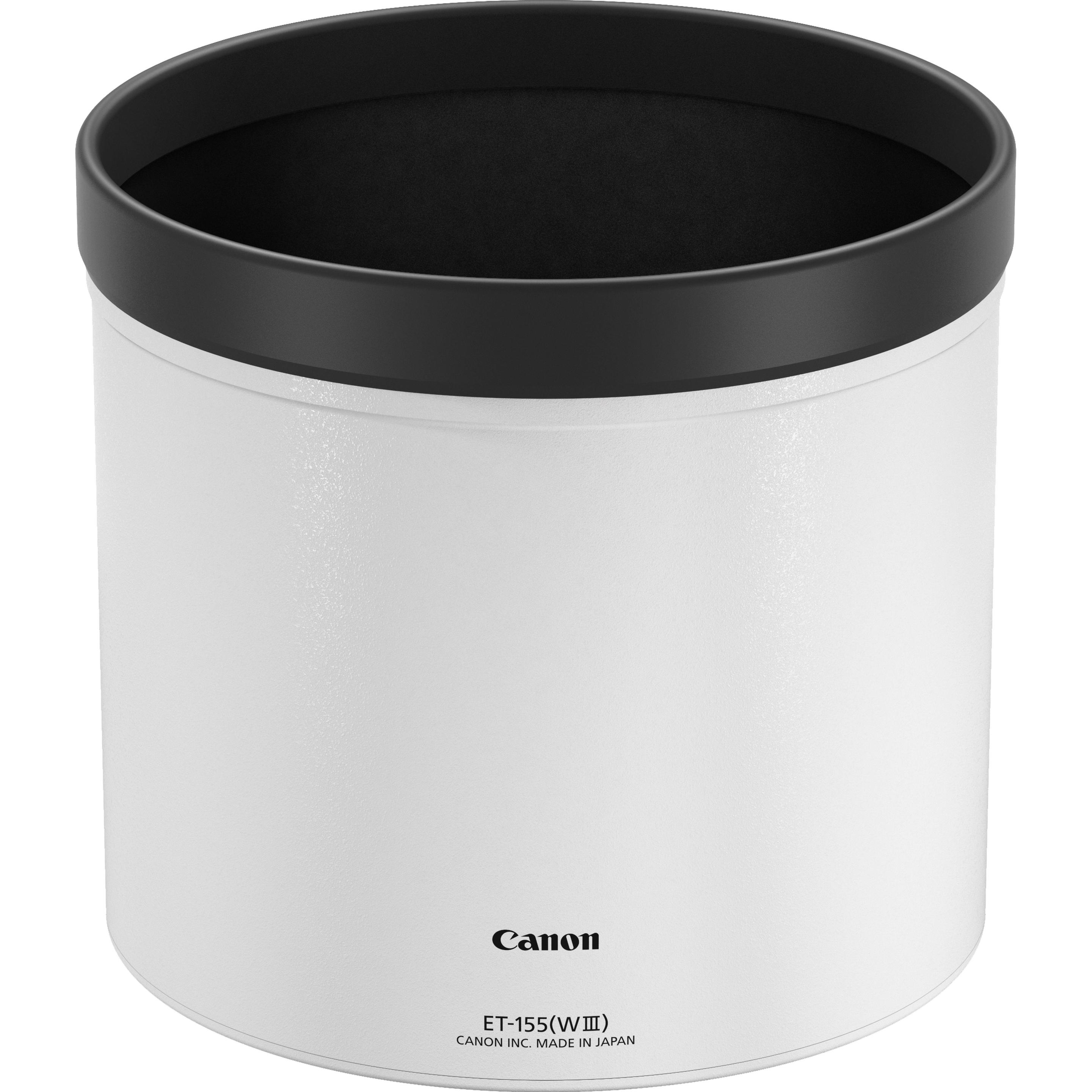 Canon Gegenlichtblende ET-155 (WIII), Gegenlichtblende, Schwarz, Weiss