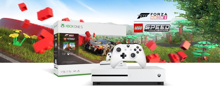 Actual product image Microsoft Xbox One S - Forza Horizon 4 Lego Bundle