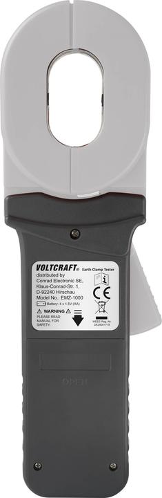 Produktbild Voltcraft EMZ-1000 Erdungsmessgerät 0.01 - 1200Ω