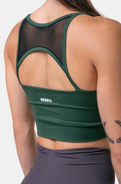 Image du produit Nebbia Classic Hero Cut-Out Sports Bra vert foncé (M)