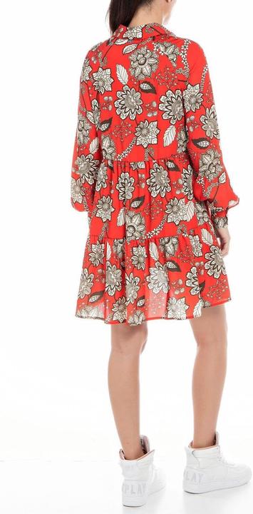 Image du produit Replay Robe all-over bedrukt poly satijn (XS)