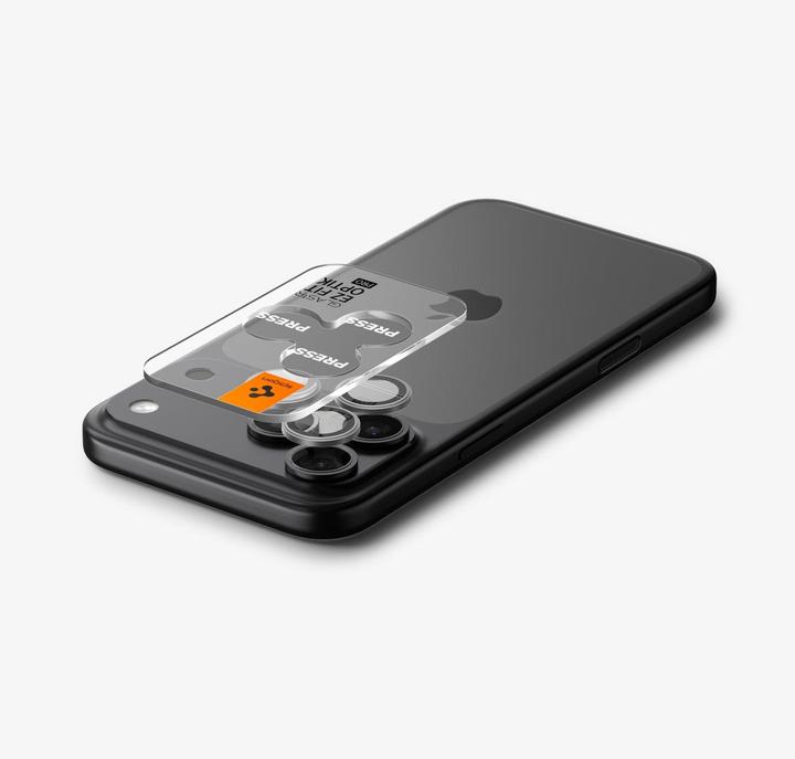 Actual product image Spigen Glass tR EZ Fit Optik Pro 2 Pack (2 pcs., Apple iPhone 17 Pro)