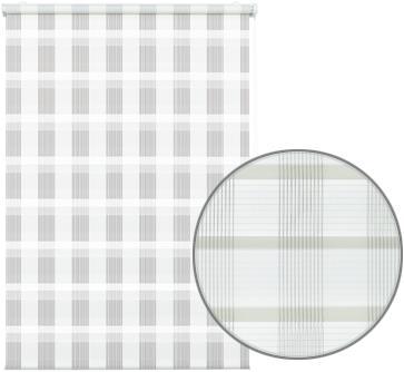 Actual product image Gardinia Easyfix double roller blind check (75 x 150 cm)