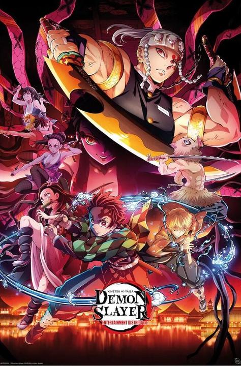 Productafbeelding GB Eye DEMON SLAYER - Poster Entertainment District 91.5x61 (91,5 x 61 cm)