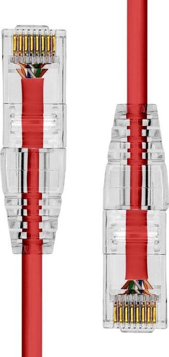 Immagine prodotto ProXtend Slim U/UTP CAT6A LSZH AWG 28 Rosso 30CM (U/UTP, CAT6a, 0.30 m)