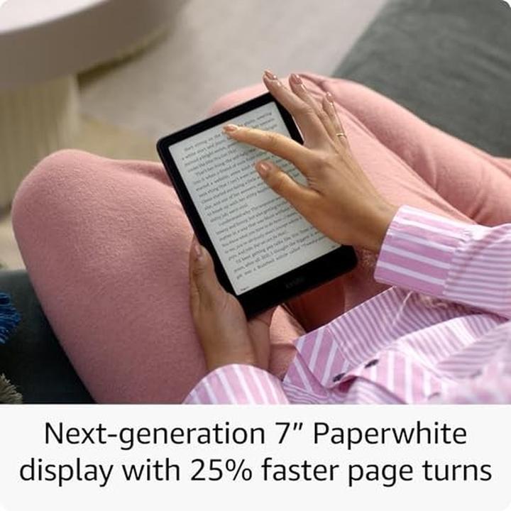 Immagine prodotto Amazon Kindle Paperwhite Signature Edition 2024 (7", 32 GB, Rosa metallizzato)