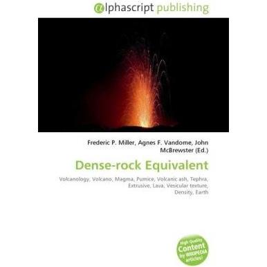 Dense-rock Equivalent, Fachbücher von Agnes F. Vandome, Frederic P. Miller, John McBrewster