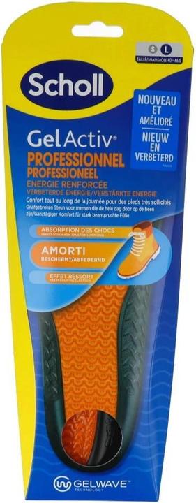 Actual product image Scholl GelActiv Professional Insoles for Men with Shock Absorption and Enhanced Cushioning GelWave T