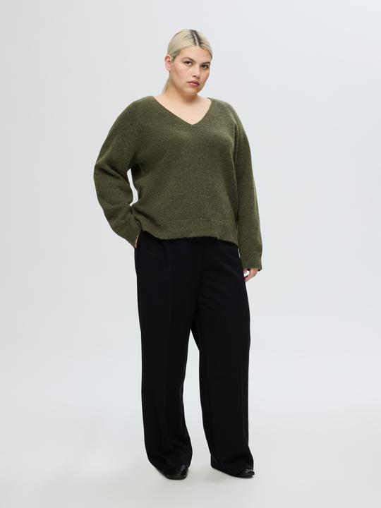 Produktbild Selected Femme V-Ausschnitt Strickpullover (XL)