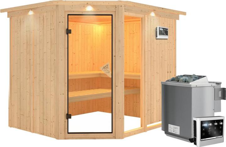 Immagine prodotto Karibu Fiona 3 con cerchio sul tetto (9 KW Bio controllo esterno)